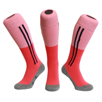 Hockeysokken 2 Stripe Roze/Roze