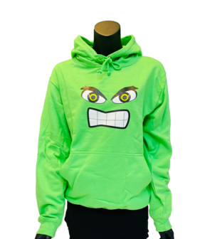 Hoodie Kids Groen Monster