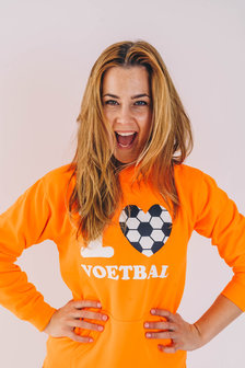 Aandringen baseren Onafhankelijkheid Hingly I Love Voetbal sweater - Hingly