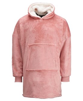 Fleece deken trui Roze
