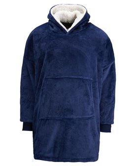 Fleece deken trui Blauw