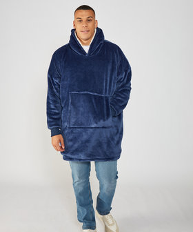 Fleece deken trui Blauw