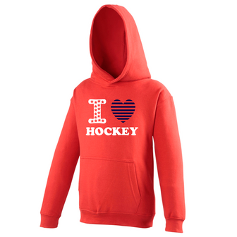 Trui I Love Hockey USA Rood