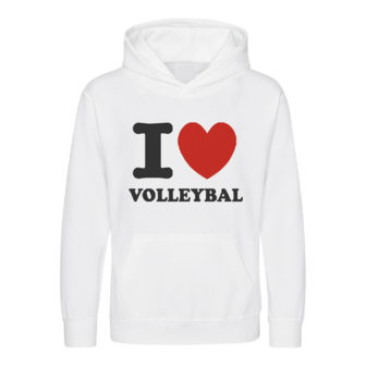 Trui I Love Volleybal wit