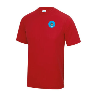 Technisch T-shirt Rood Shark