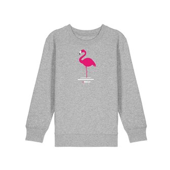 crew sweater grey Flamingo