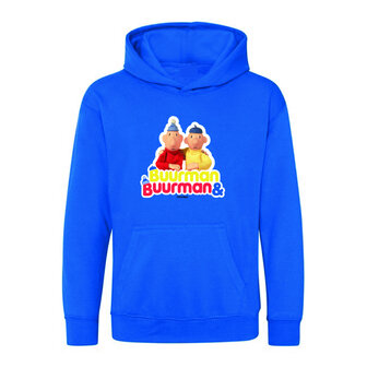 Hooded sweater Buurman &amp; Buurman Logo Kobalt