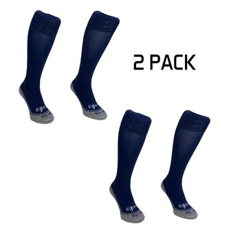 Hingly lange sportsokken Navy Blauw 2-Pack