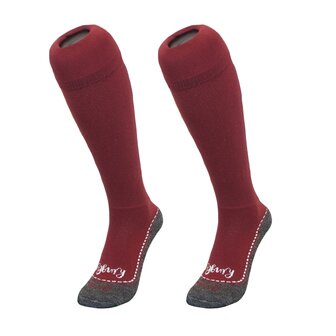 Hingly lange sportsokken Bordeaux 2-Pack