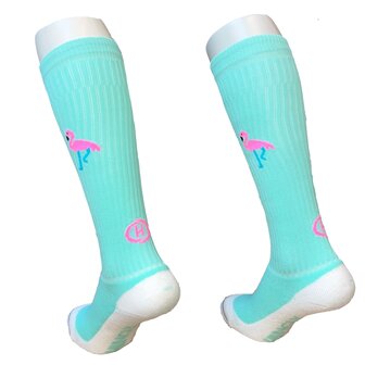 Volleybalsokken Flamingo mint groen