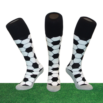 Voetbalsokken Voetbal Zwart/Wit