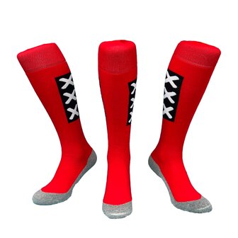 Hockeysokken Amsterdam Rood/Zwart