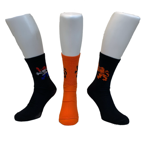 3 PACK sportsokken leeuw