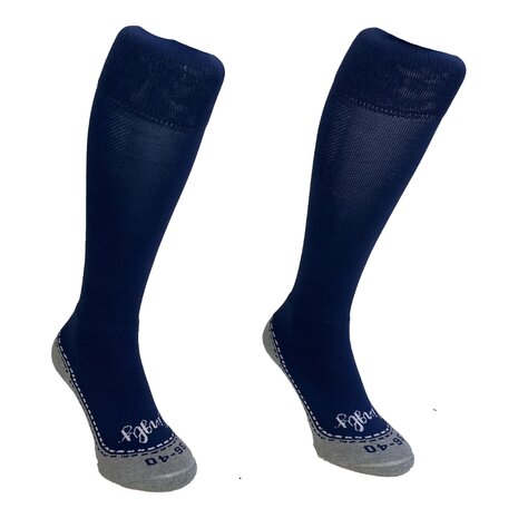 Hingly lange sportsokken Navy Blauw 2-Pack