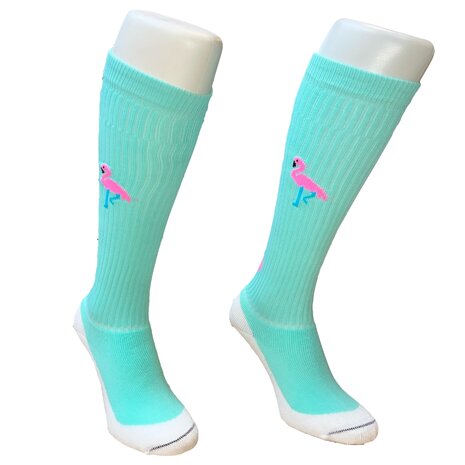 Volleybalsokken Flamingo mint groen