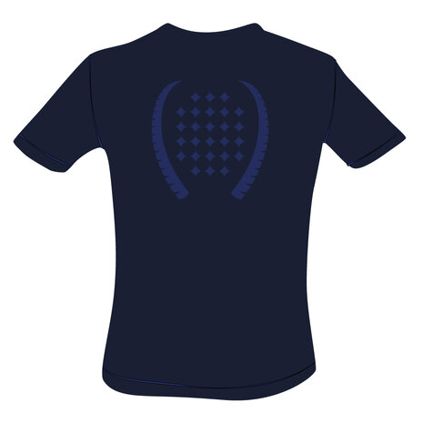KZ Padelclub Tech tee Women Navy
