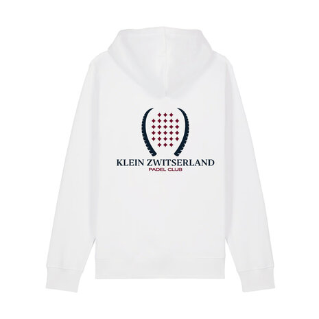 KZ Padelclub Hooded Sweater White