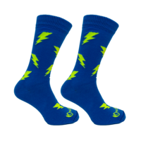 Sokken Bliksem Blauw