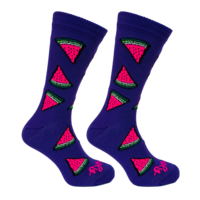 Sokken Meloen Paars