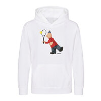 Hooded sweater Buurman & Buurman Tennis Wit