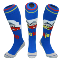 Hockeysokken Buurman en Buurman Blauw