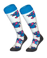 Hockeysokken Olifant Wit/Blauw