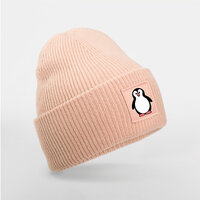 Beanie Pinguin peach 