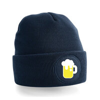 Beanie Bier Blauw