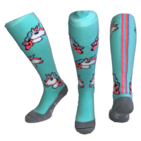Hockeysokken Unicorn Mint