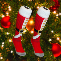 Hockeysokken Kerstman Rood