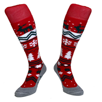 Hockeysokken Nordic Red/Green