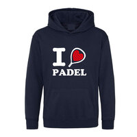 Hooded Sweater I Love Padel Navy