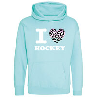 Hooded sweater I love Panter Pastel Peppermint