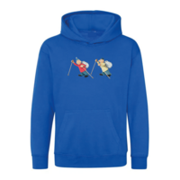 Hooded sweater Buurman & Buurman Kobalt Wandel