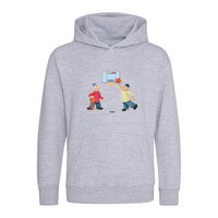 Hooded sweater Buurman & Buurman Grijs Basketbal