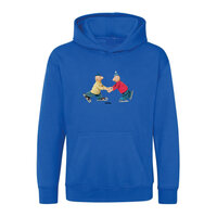 Hooded sweater Buurman & Buurman Kobalt Schaatsen