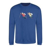 Crew sweater Buurman & Buurman Kobalt Wandel