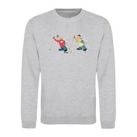 Crew sweater Buurman & Buurman Grijs Wandel
