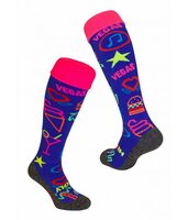 Hockeysokken Las Vegas Blauw/Roze
