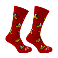 Sokken Banaan Rood