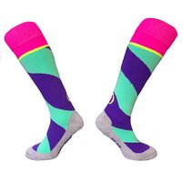 Lange sportsokken Swirl Paars Groen