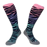 Hockeysokken Zebra Pastel
