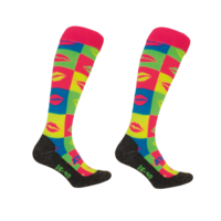 Hockeysokken Lip Art Roze