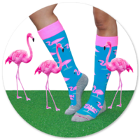 Hockeysokken Flamingo Blauw
